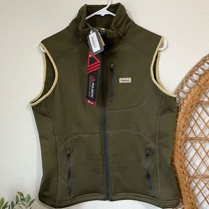 Polartec technical fleece vest - Pine Green - M